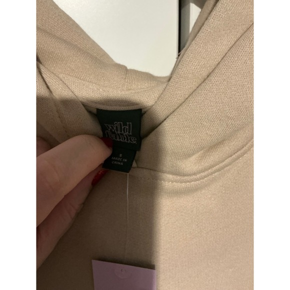 Wild Fable Womens Tan Stay Wild Cowgirl Graphic Hoodie Sweatshirt Size S - Picture 3 of 5